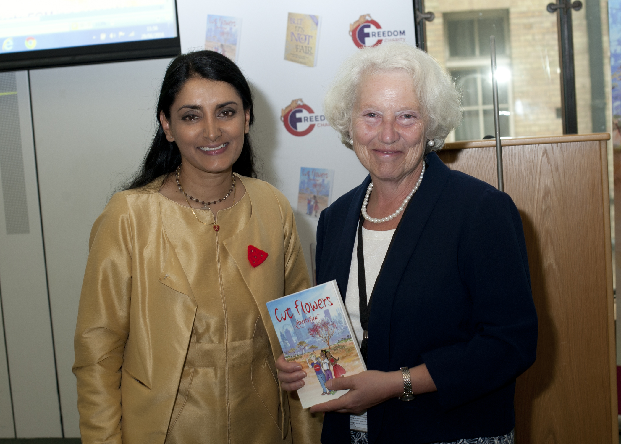 Aneeta Prem, Baroness Hayman Cut Flowers Book launch, House of Commons